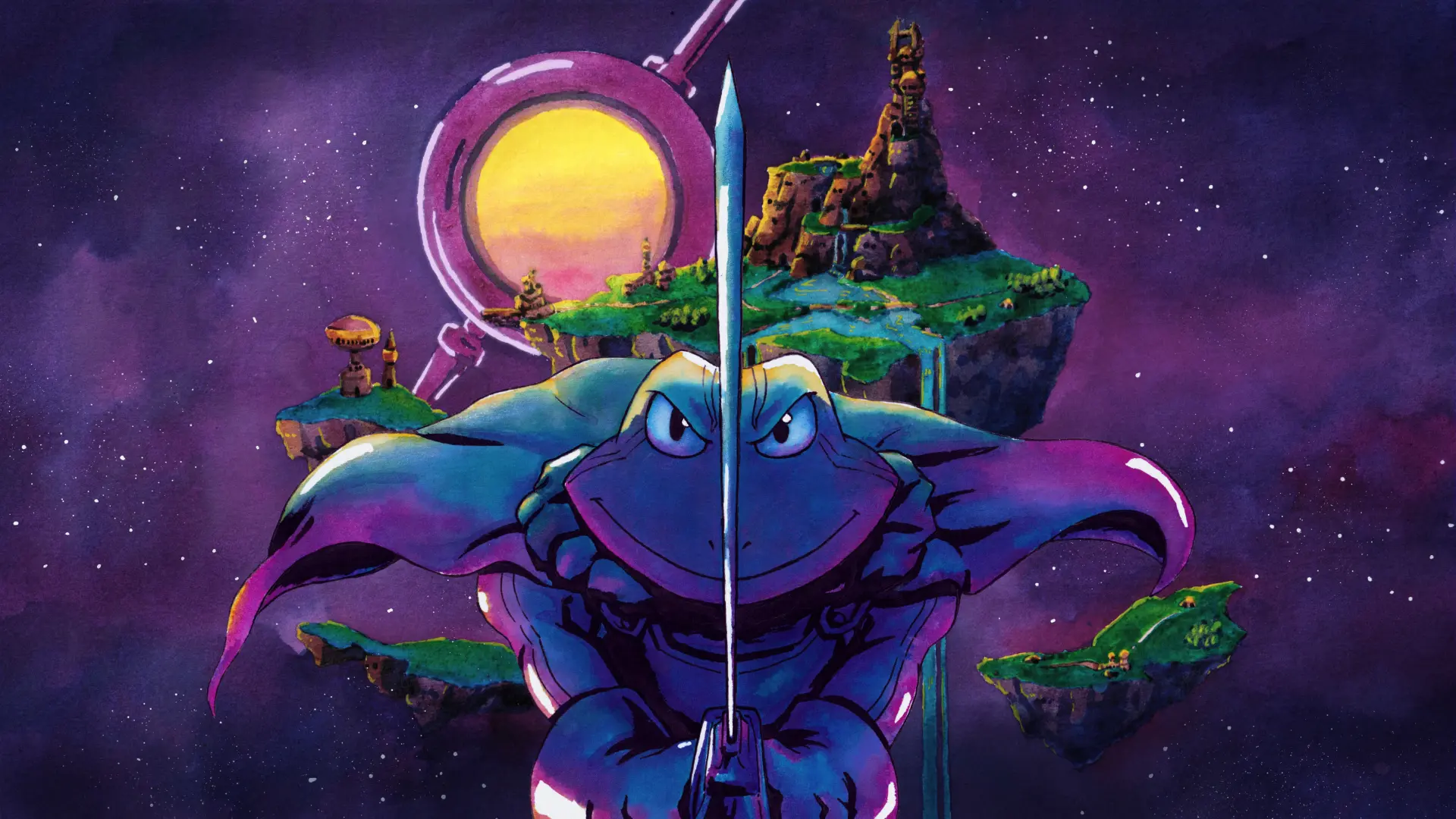 Illustration pour le single de reprise de Corridors of Time par Pete Frogs.